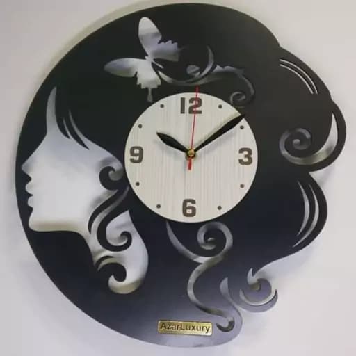 ساعت فانتزی طرح آرایشگاه کد 07 فیلبندشاپ مدل 839130