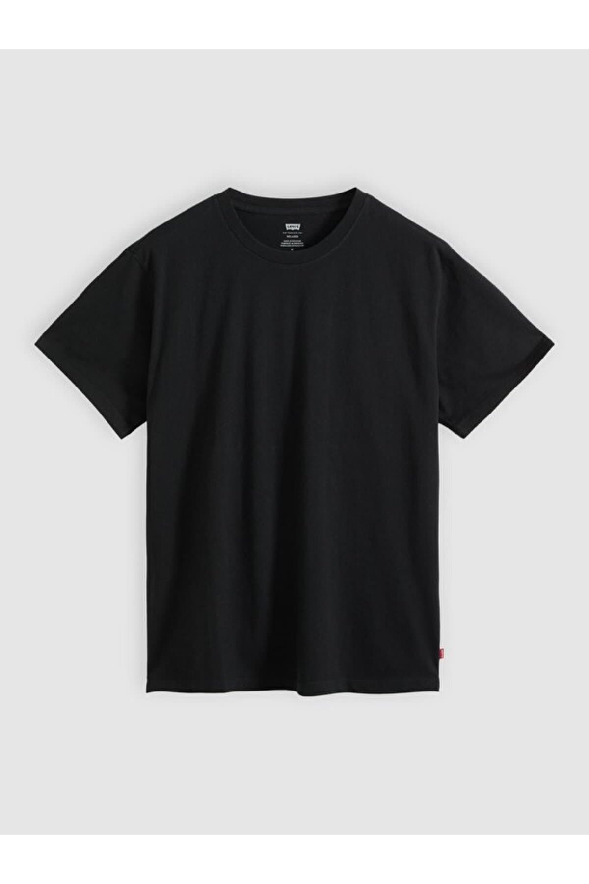 تی شرت لیوایز مردانه پاموک آبی کژوال / روزمره راسته Regular/رگولار Relaxed/ریلکس | Levi’s 008BR00000 PK — تصویر ۲
