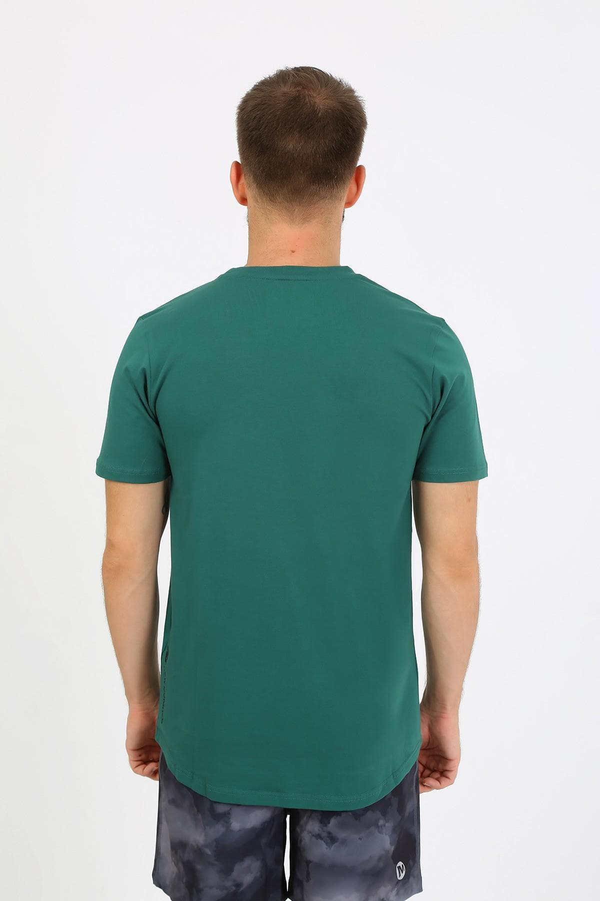 تی شرت ورزشی نیو بالانس مردانه پارچه سبز راسته Regular/رگولار Regular/رگولار اسپرت | New Balance TST2235-SPG TR — تصویر ۵