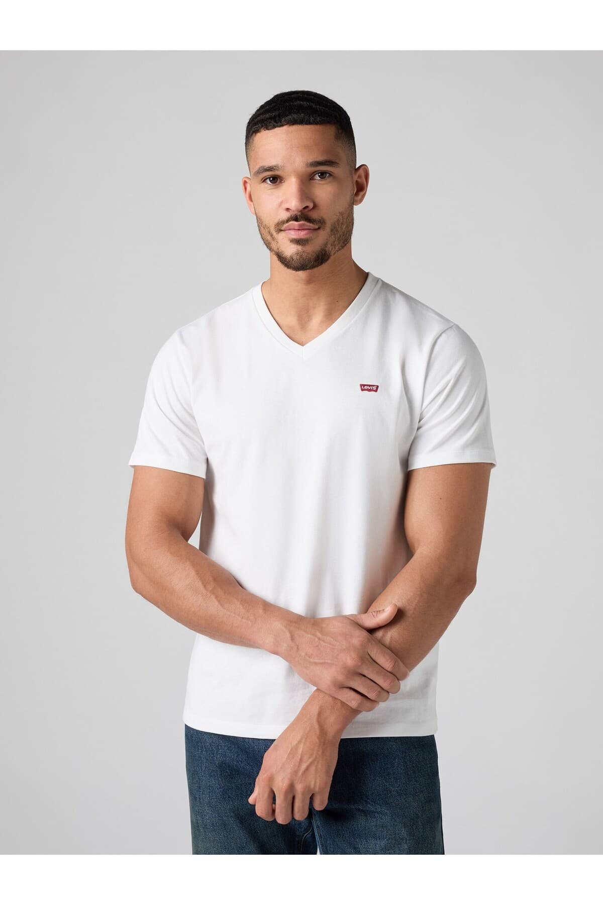 پولوشرت لیوایز مردانه پنبه ای سفید راسته Regular/رگولار بیسیک Daily/روزانه | Levi’s TYC00230393662 TR — تصویر ۵
