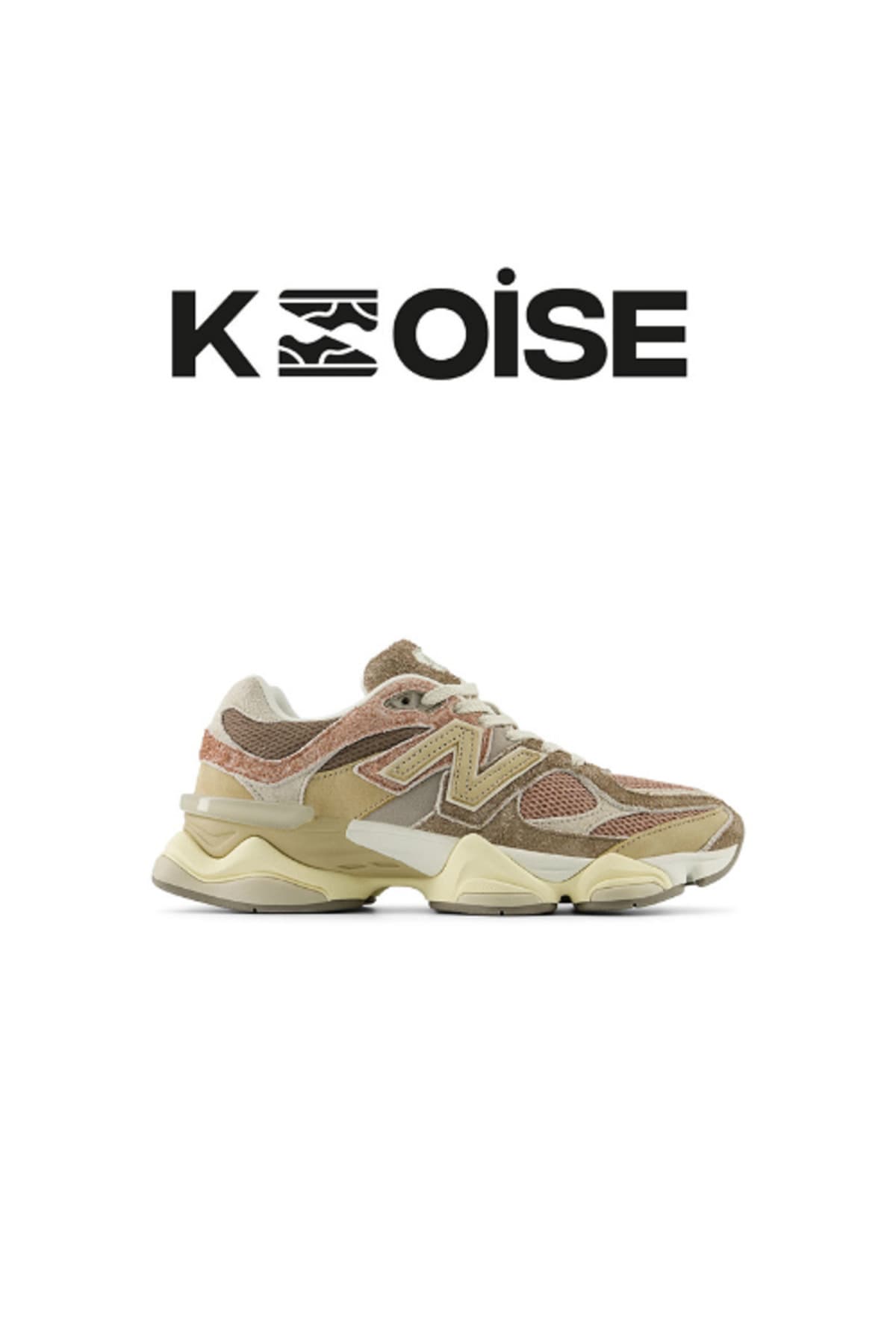 کفش اسنیکر نیو بالانس زنانه منسوجات قهوه ای بیسیک راسته کژوال/روزمره | New Balance U9060NTB CN