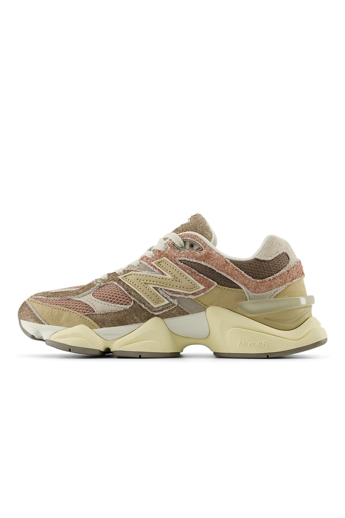 کفش اسنیکر نیو بالانس زنانه منسوجات قهوه ای بیسیک راسته کژوال/روزمره | New Balance U9060NTB CN — تصویر ۲