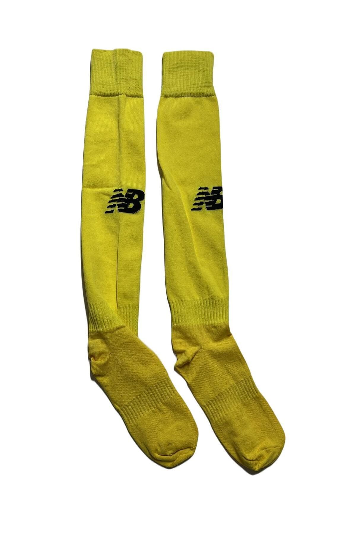 جوراب ورزشی نیو بالانس مردانه پنبه ای زرد اسپرت راسته اسپرت | New Balance NBSOCKS09 TR