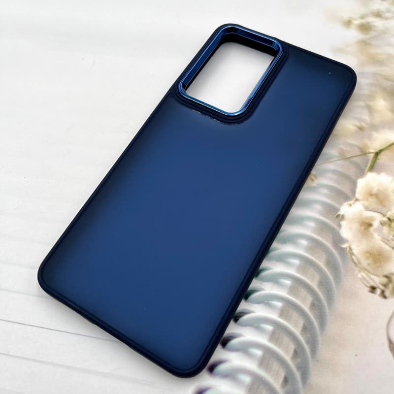 قاب گوشی Galaxy A53 سامسونگ مات روسی لنز متال سرمه ای کد 196093 — تصویر ۲