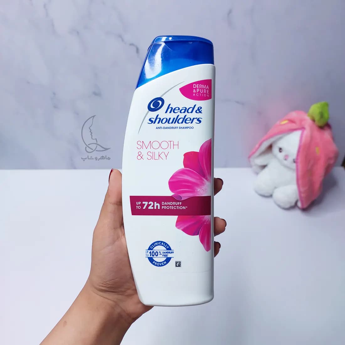 شامپو ضد شوره و مرطوب کننده هد اند شولدرز مدل Smooth & Silky