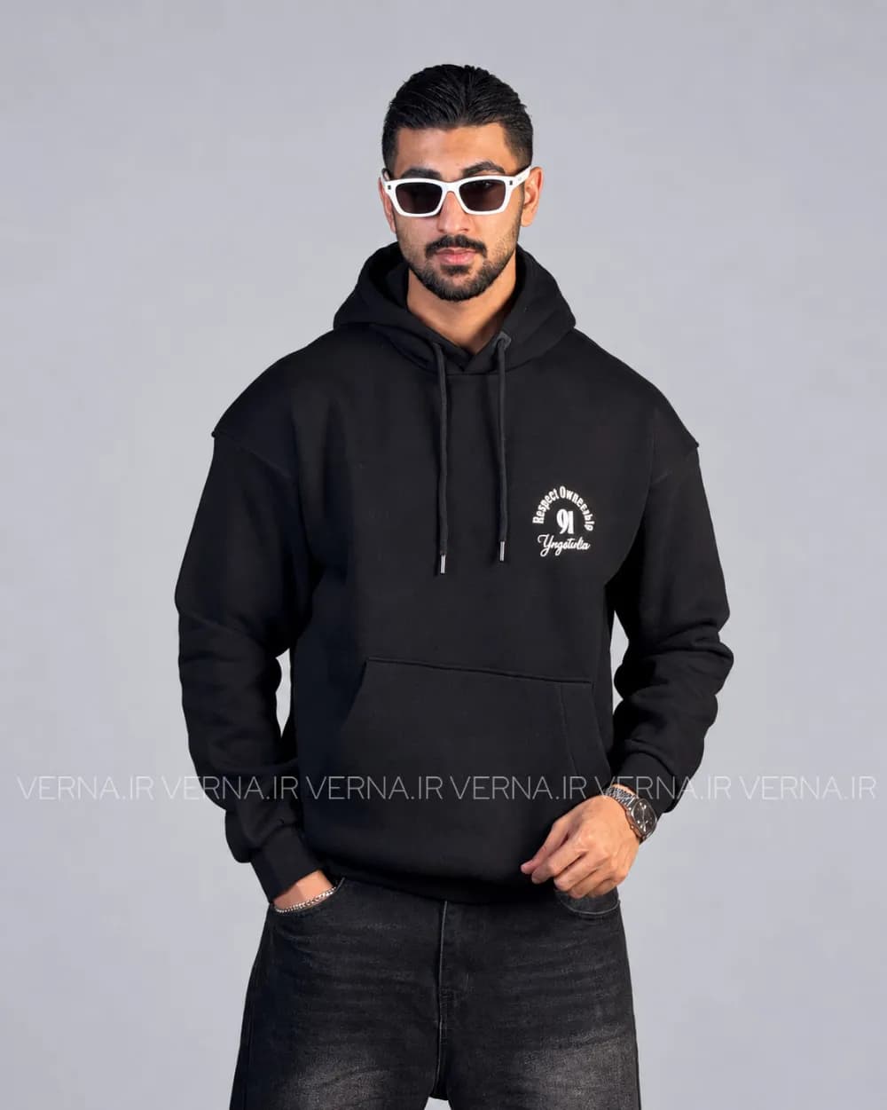 هودی مردانه پشت چاپ DROPSIZE CLO