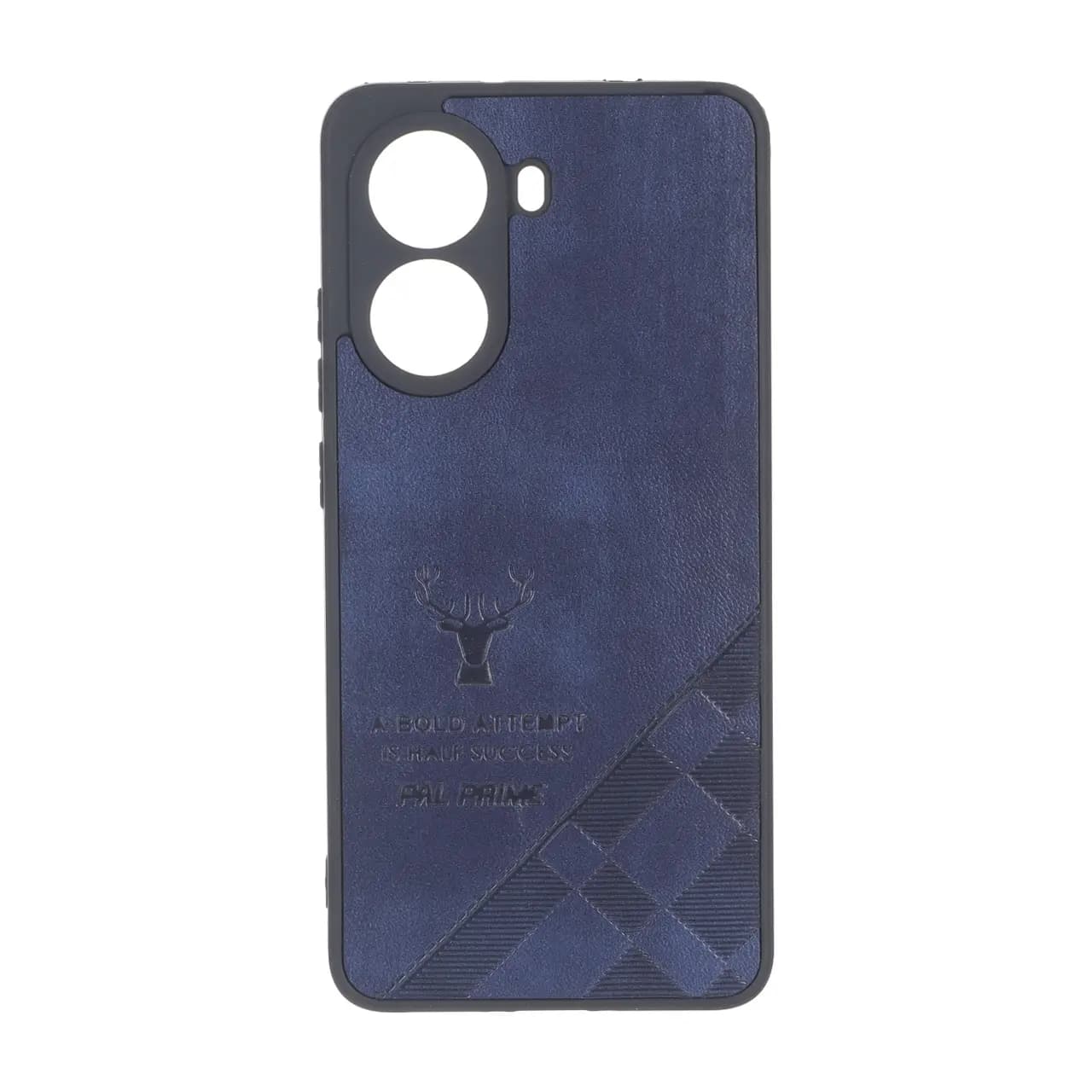قاب طرح چرم گوزنی Pal Prime مدل Xiaomi Poco X7 Pro – آبی کاربنی