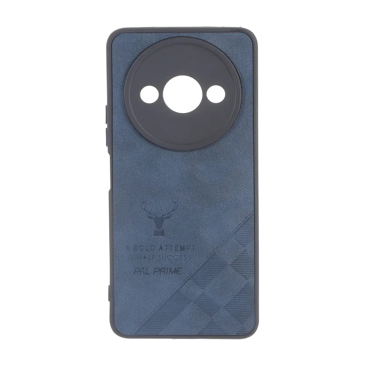 قاب طرح چرم گوزنی Pal Prime مدل Xiaomi Redmi A3 / A3x / Poco C61 – سرمه ای