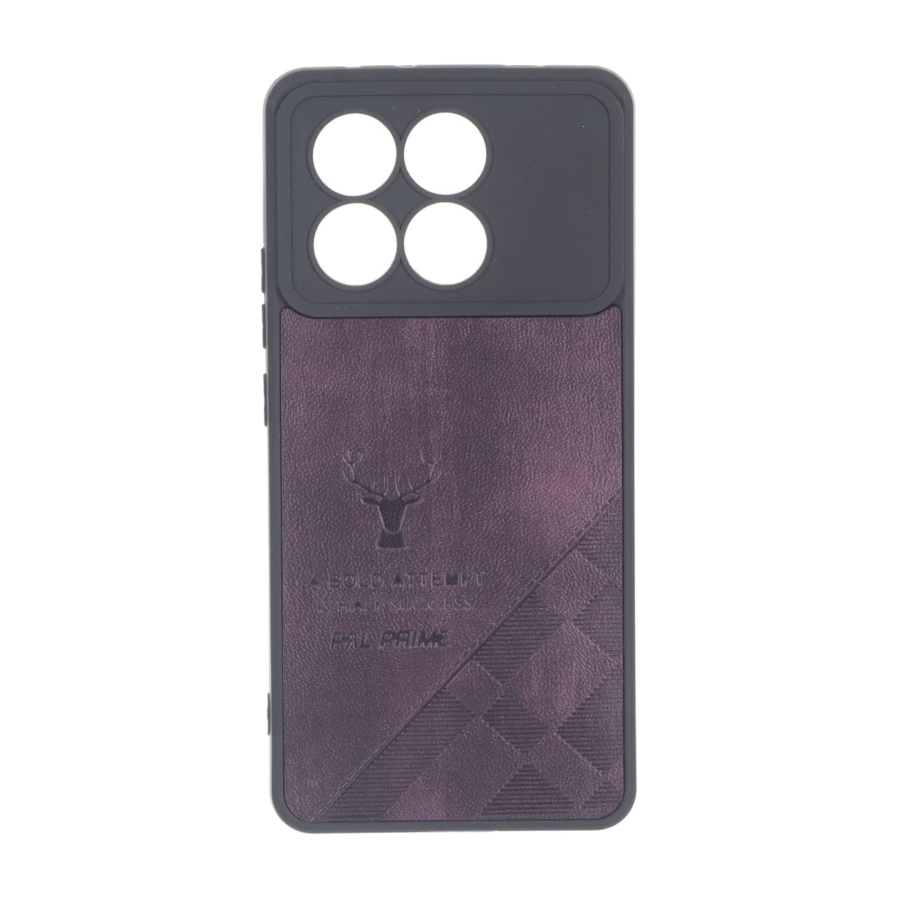 قاب طرح چرم گوزنی Pal Prime مدل Xiaomi Poco X6 Pro 5G / Redmi K70E – بنفش