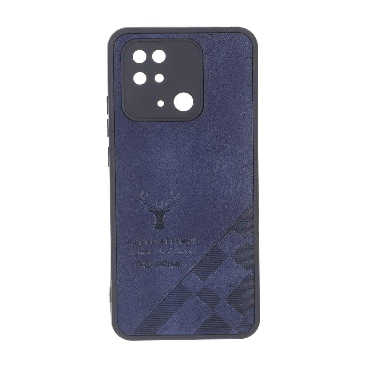 قاب طرح چرم گوزنی Pal Prime مدل Xiaomi Redmi 10C / Redmi 10 Power / Poco C40 – آبی کاربنی