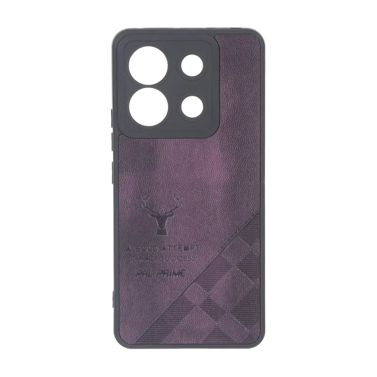 قاب طرح چرم گوزنی Pal Prime مدل Xiaomi Redmi Note 13 Pro 5G / Poco X6 5G – بنفش