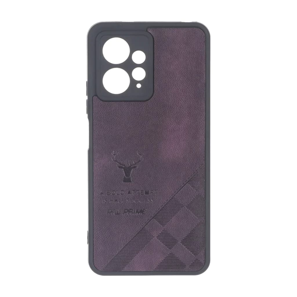 قاب طرح چرم گوزنی Pal Prime مدل Xiaomi Redmi Note 12 4G – بنفش — تصویر ۲