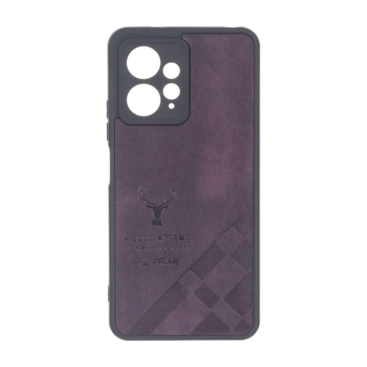 قاب طرح چرم گوزنی Pal Prime مدل Xiaomi Redmi Note 12 4G – بنفش