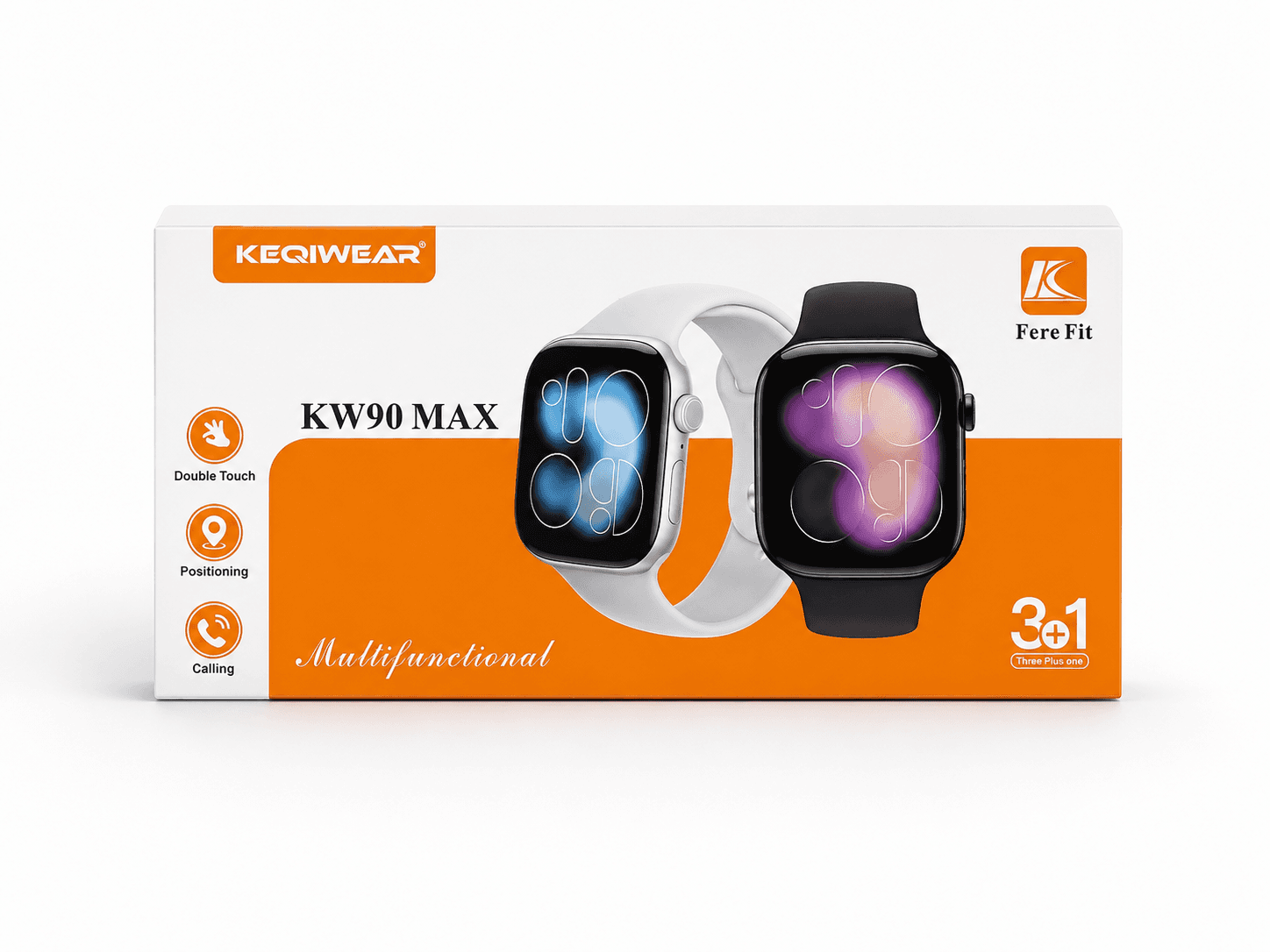 ساعت هوشمند kw90 max سه بند