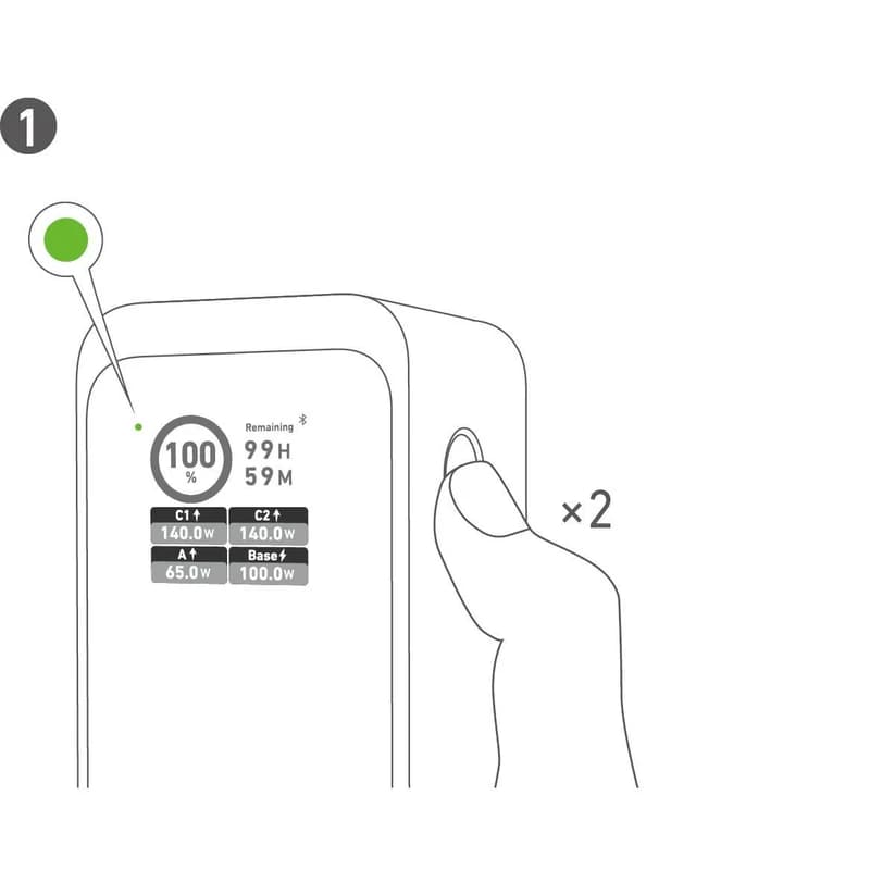پاوربانک انکر مدل A1340 ظرفیت 27650mAh — تصویر ۲