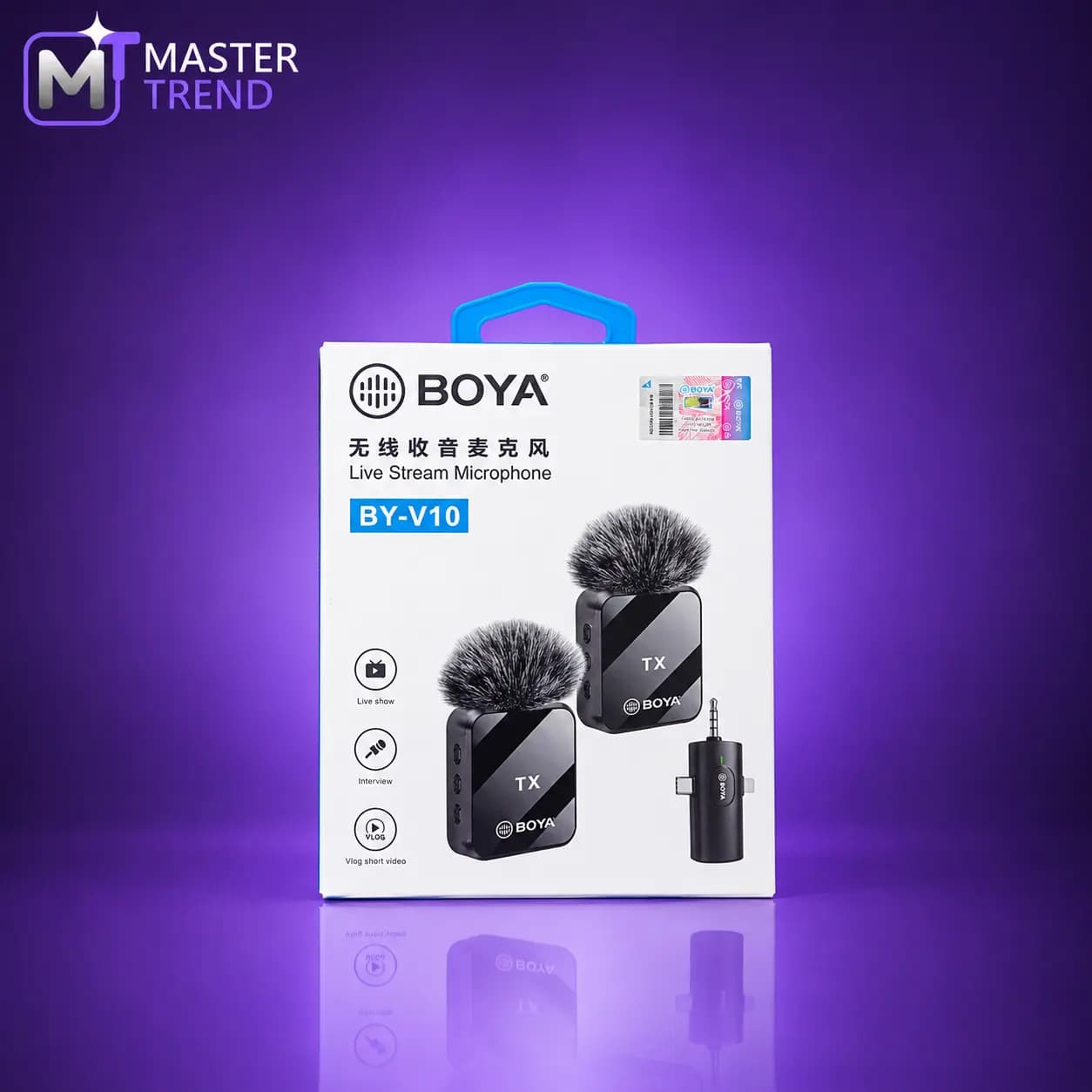 میکروفون بی سیم بویا BY-V10 میکروفون یقه ای BOYA BY-V10