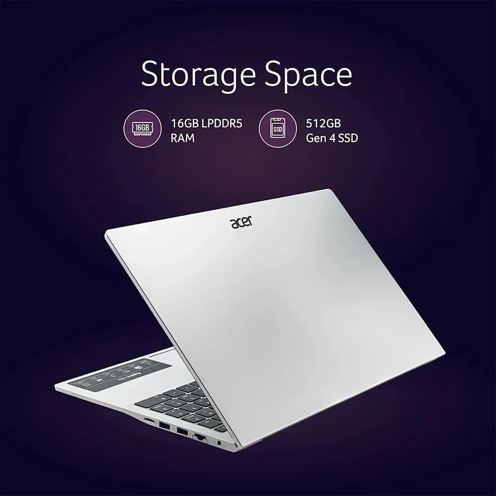 لپ تاپ 15.6 اینچی ایسر مدل ACER ASPIRE Lite Al15 Core 5 210H 16D5 512GB INTEL — تصویر ۵