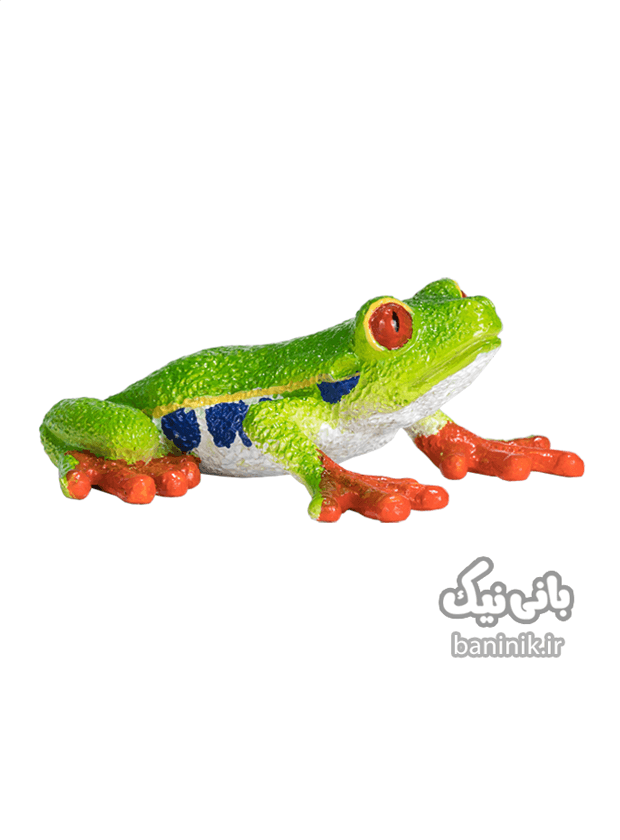 فیگور موجو سری قورباغه چشم قرمز درختی Mojo Red Eyed Tree Frog Figure