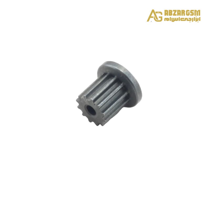 پولی فلزی 12 دندانه شفت 2.4mm مناسب موتور 385 — تصویر ۳