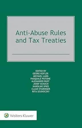 و دانلود نسخه کامل کتاب زبان اصلی Anti-Abuse Rules and Tax Treaties | دانلود کتاب خارجی