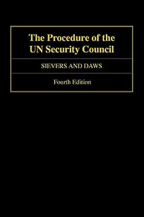 و دانلود نسخه کامل کتاب زبان اصلی The Procedure of the UN Security Council | دانلود کتاب خارجی