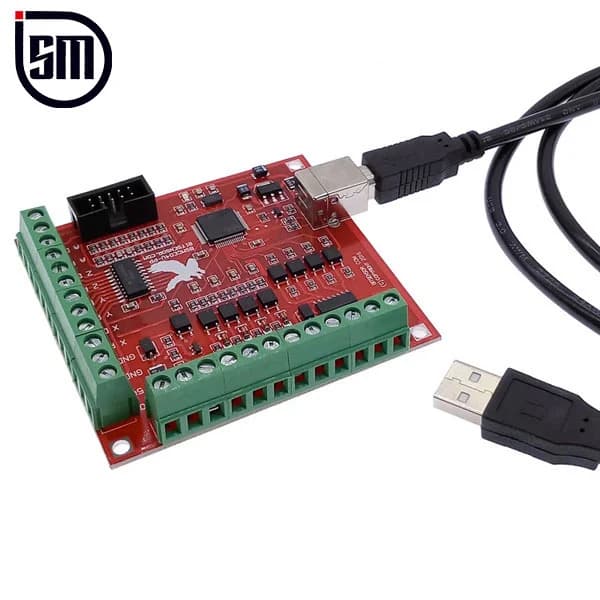 برد کنترلر CNC چهار محور USB Mach3 با خروجی ۱۰۰KHz — تصویر ۳