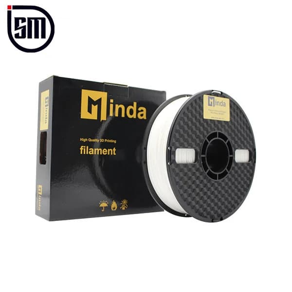 فیلامنت PLA PRO سفید minda قطر 1.75