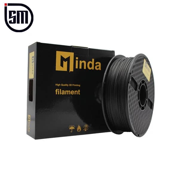 فیلامنت PLA PRO مشکی قطر 1.75 میلیمتر یک کیلوگرمی میندا Minda — تصویر ۲