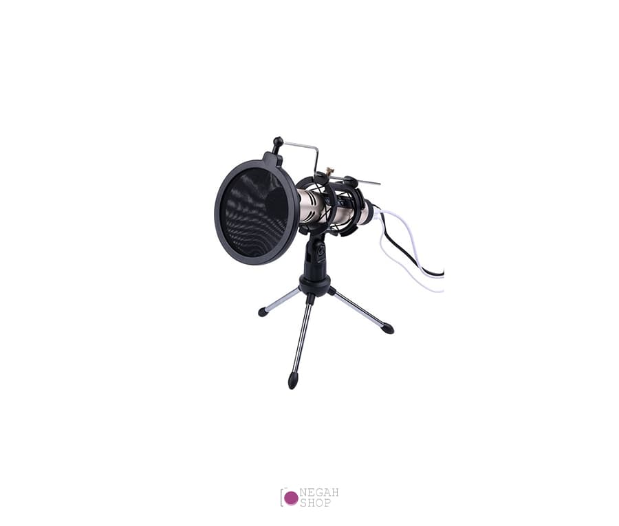 پایه نگهدارنده رومیزی میکروفون به همراه پاپ فیلتر مدل PS-5