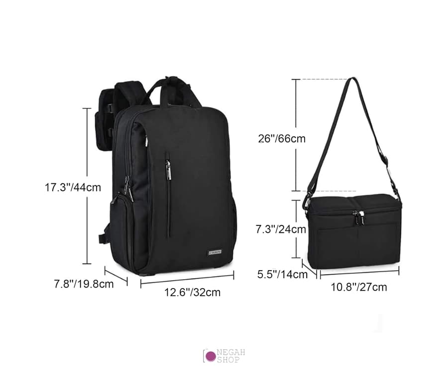 کیف دوربین عکاسی Caden L5-3 — تصویر ۴