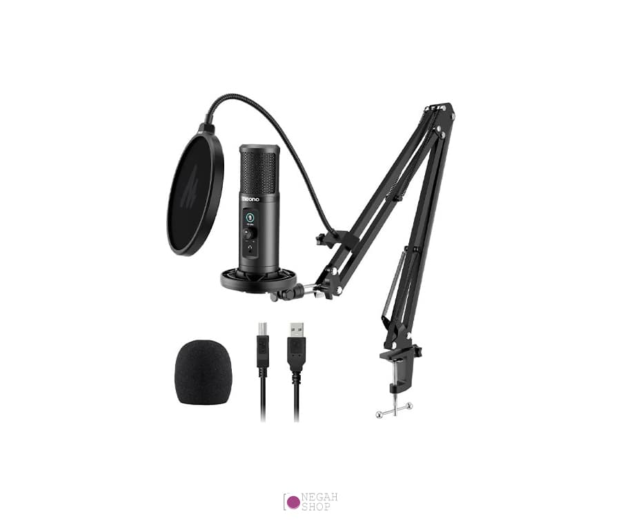 میکروفون پادکست با پاپ فیلتر MAONO AU-PM422 — تصویر ۷