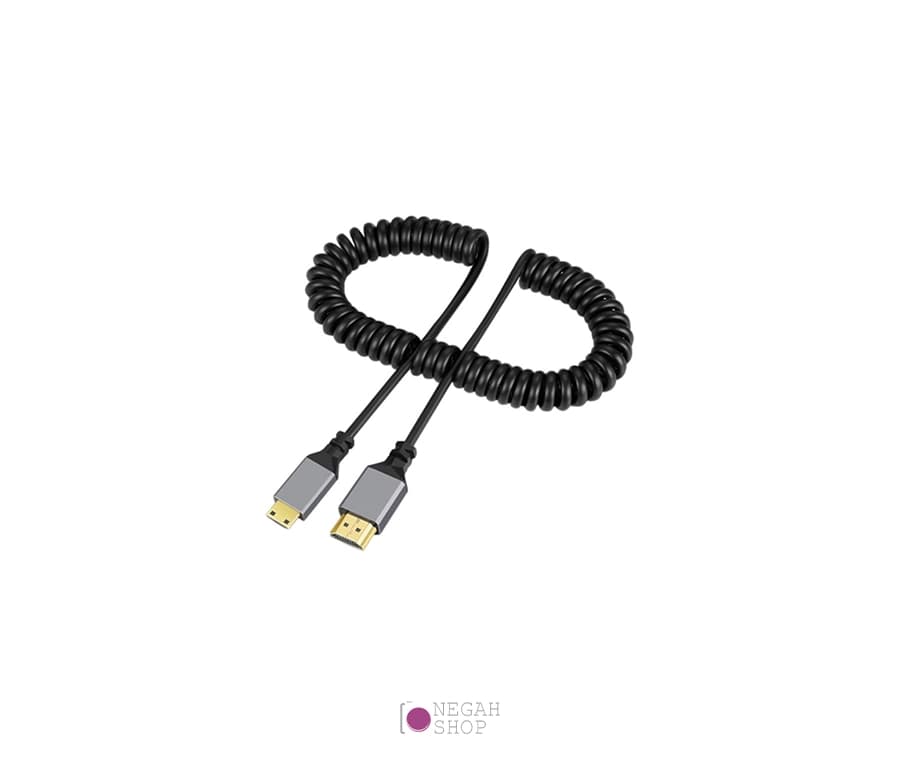 کابل فنری HDMI به Mini HDMI