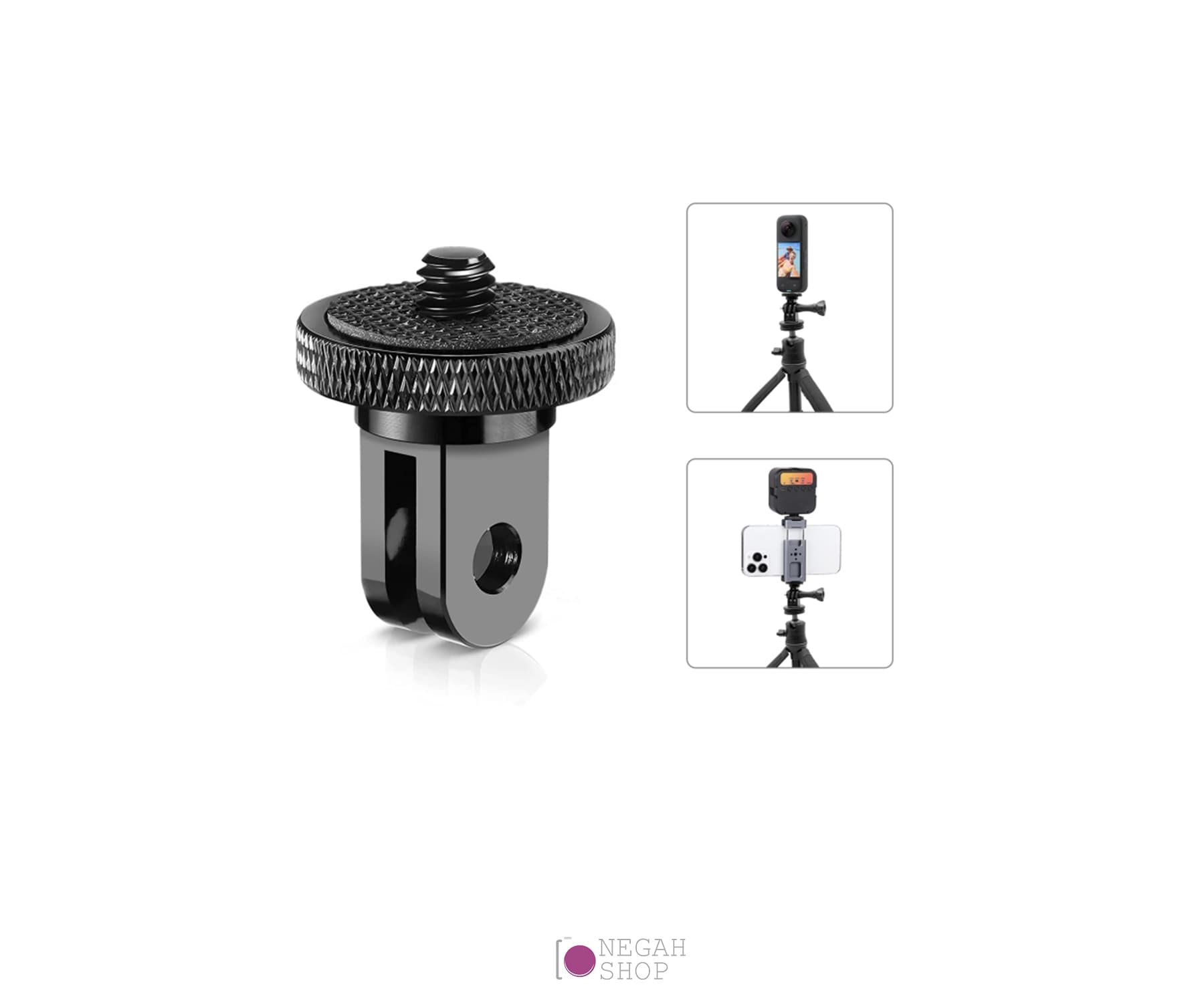 تبدیل پیچ 1/4 اینچ به مانت استاندارد دوربین های ورزشی Puluz PU705B