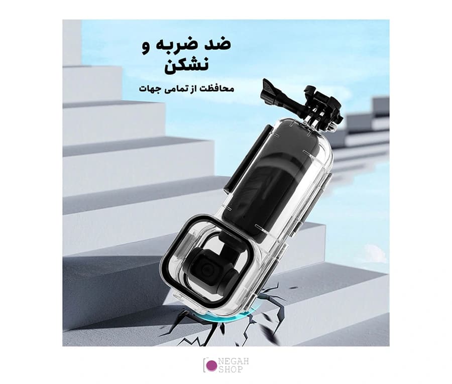 کاور محافظ غواصی دوربین اسمو پاکت 3 پلوز مدل Puluz PU967T — تصویر ۴