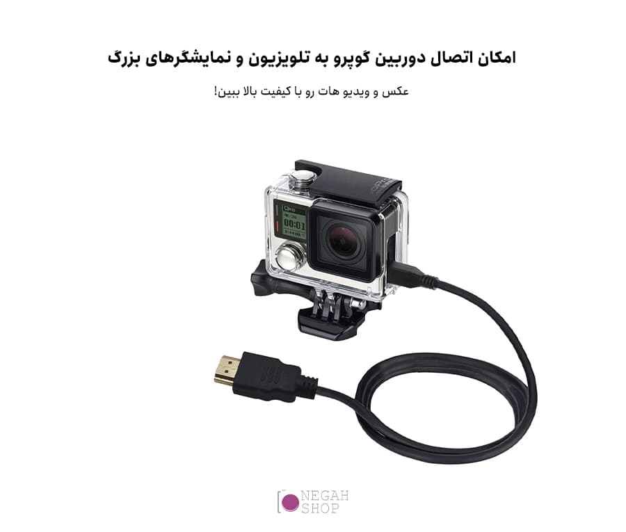 کابل تبدیل HDMI به Micro HDMI پلوز مدل Puluz PU157 — تصویر ۲