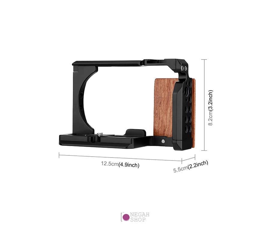 کیج دوربین سونی پلوز Puluz PU3118 مناسب Sony ZV-E10 — تصویر ۳
