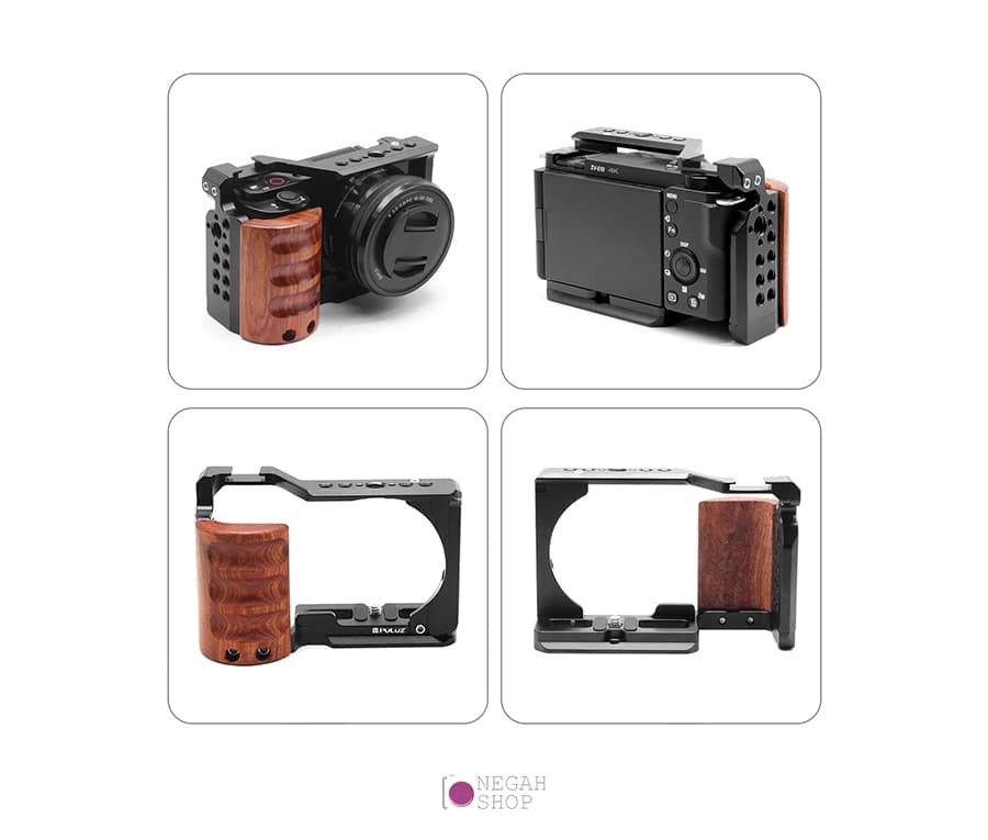 کیج دوربین سونی پلوز Puluz PU3118 مناسب Sony ZV-E10 — تصویر ۷