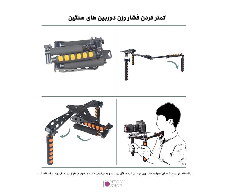 شولدر فیلمبرداری دوربین Yelangu YLG0107D RiG — تصویر ۶