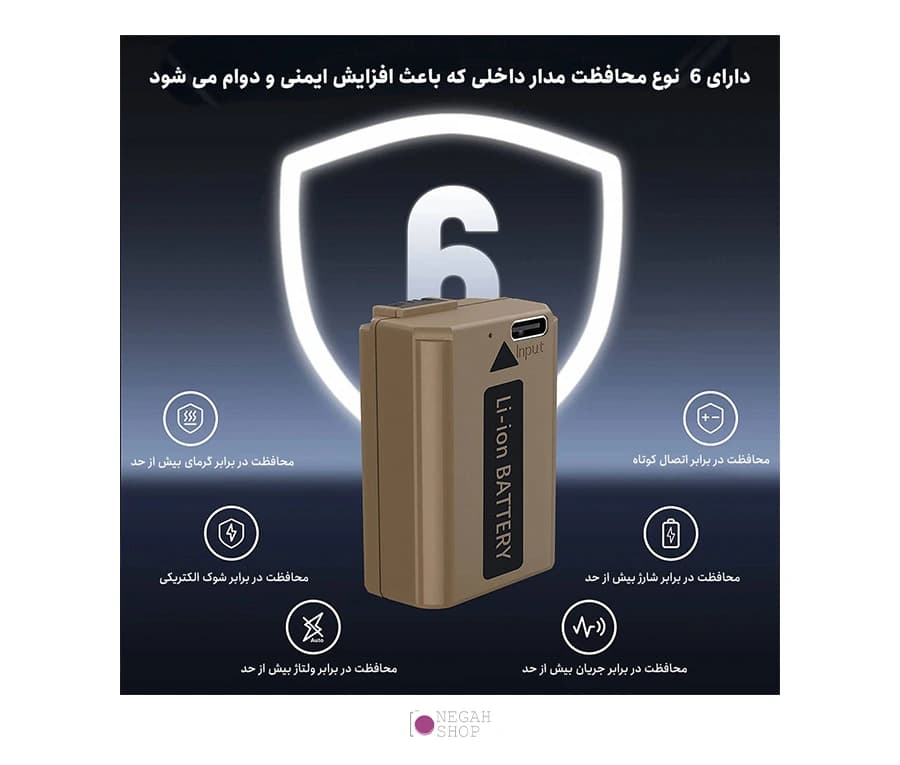 باتری دوربین سونی Neewer NP-FW50 1030mAh — تصویر ۶