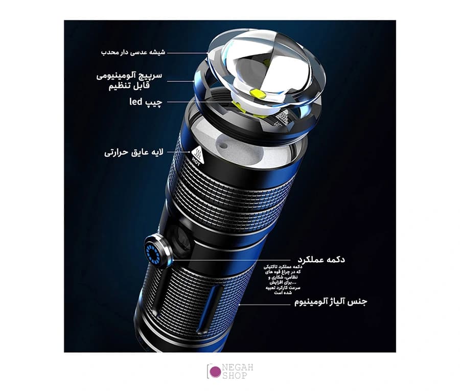 نور LED زوم Zoom X3 Atmosphere 6600mAh — تصویر ۳