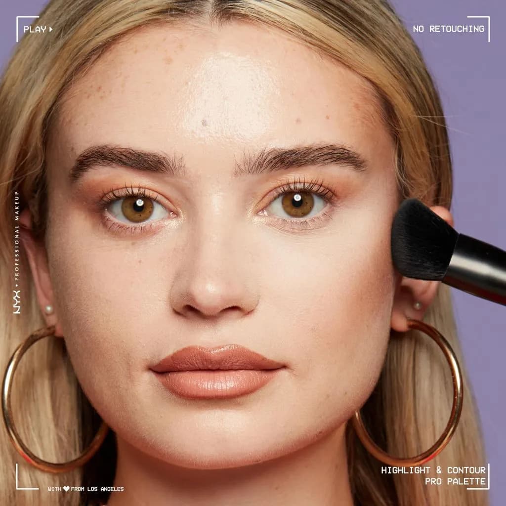 پالت کانتور و هایلایتر حرفه‌ای نیکس ۸ رنگ مدل Highlight & Contour Pro Palette — تصویر ۴