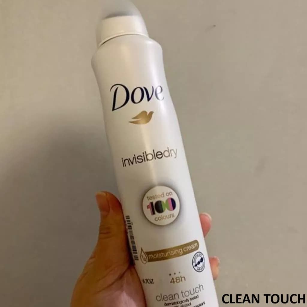 اسپری ضد تعریق داو مدل Invisible Dry Clean Touch با محافظت 48 ساعته — تصویر ۲
