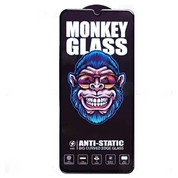 گلس تمام صفحه تمام چسب مانکی Apple iPhone 16 Pro Max Monkey Anti Static Glass