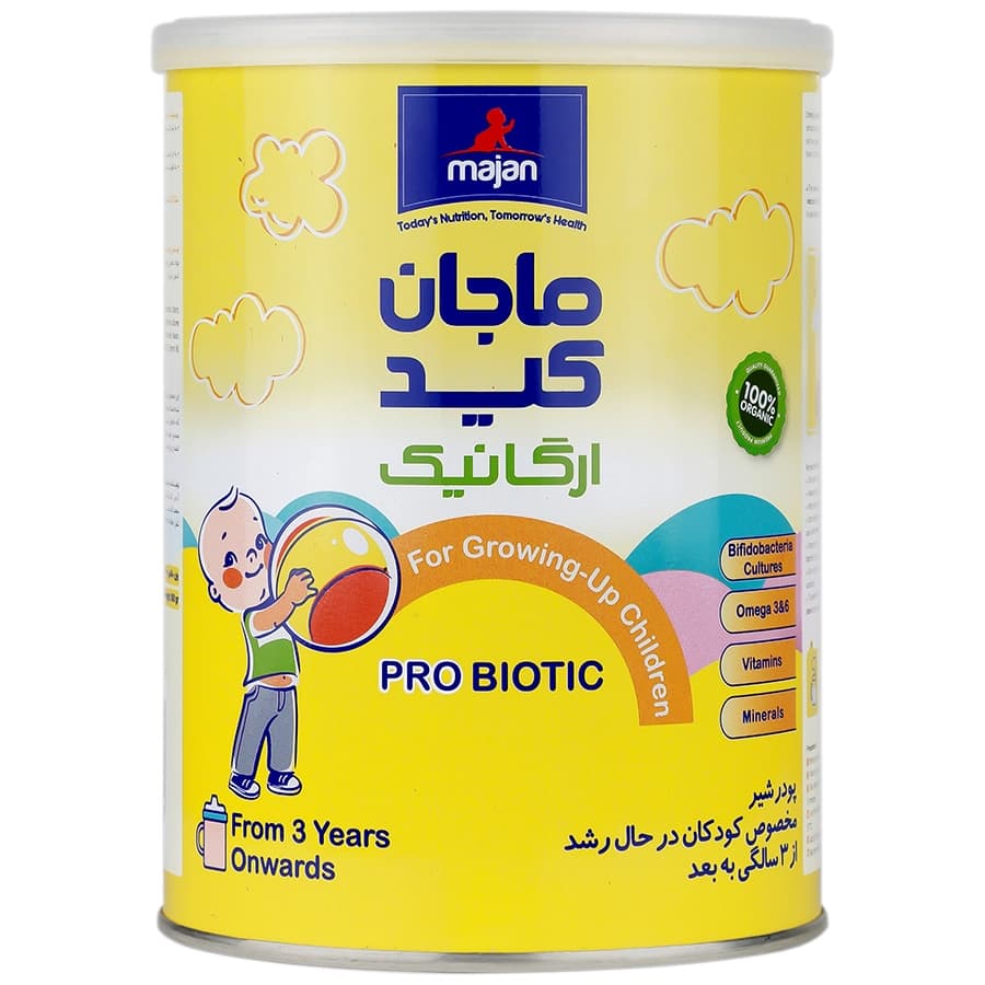 پودر شیر ارگانیک مخصوص کودکان در حال رشد ماجان کید ۳۰۰ گرم