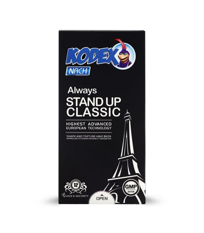 کاندوم بسیار نازک ناچ کدکس Nach Kodex مدل Stand Up Classic – بسته 12 عددی