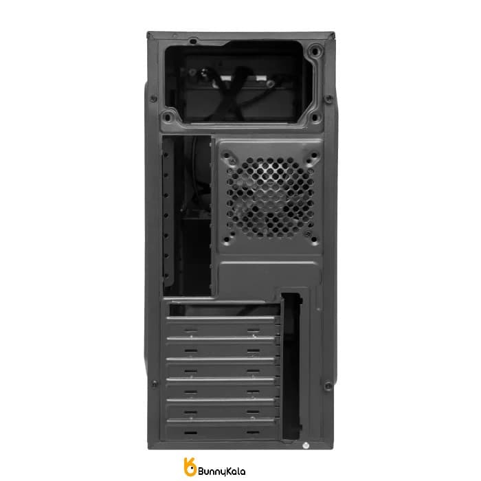 کیس کامپیوتر فاطر مدل F-3206 Mid Tower مشکی — تصویر ۴