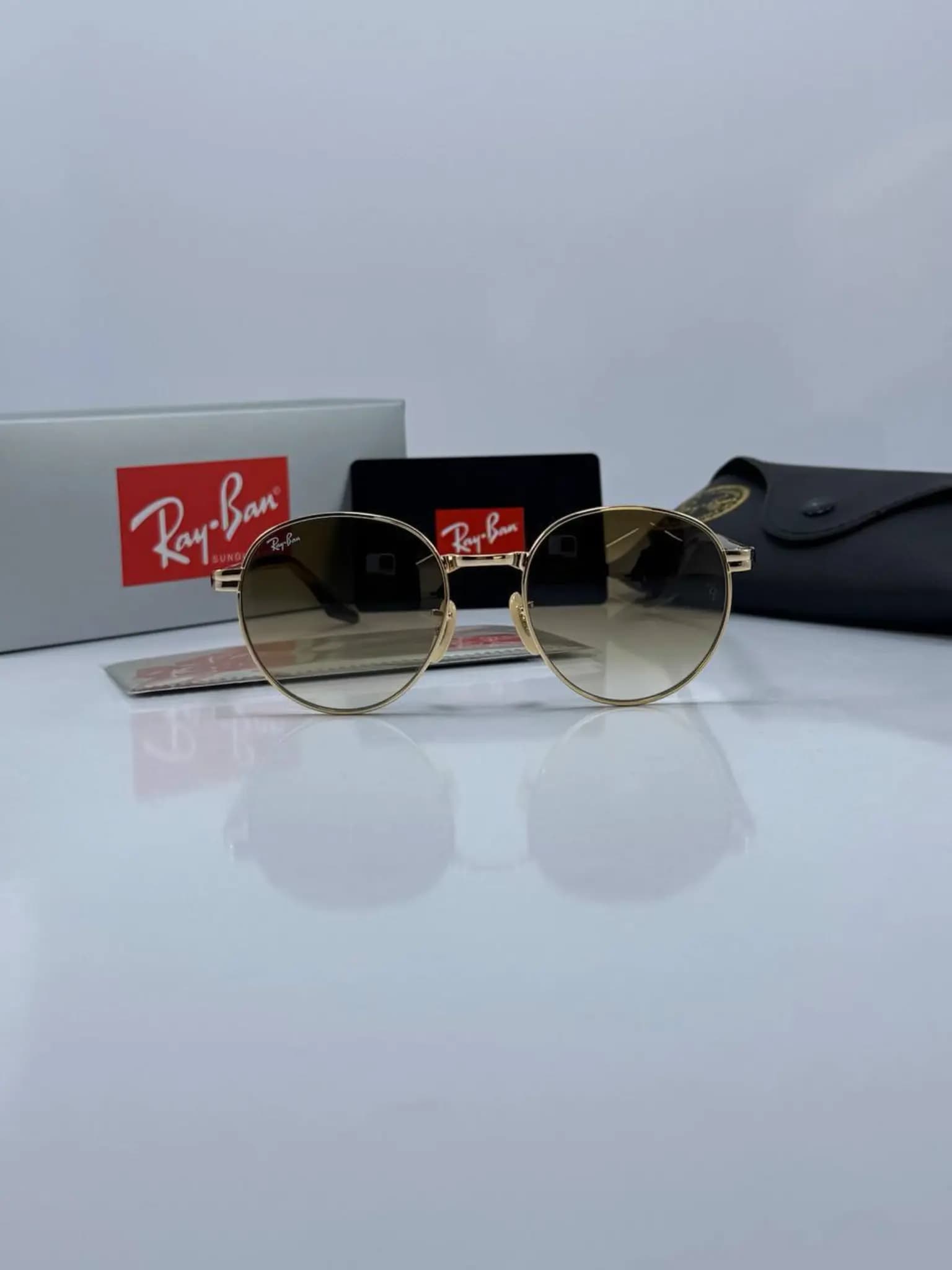 عینک ریبن طلاییrb-3691 — تصویر ۴