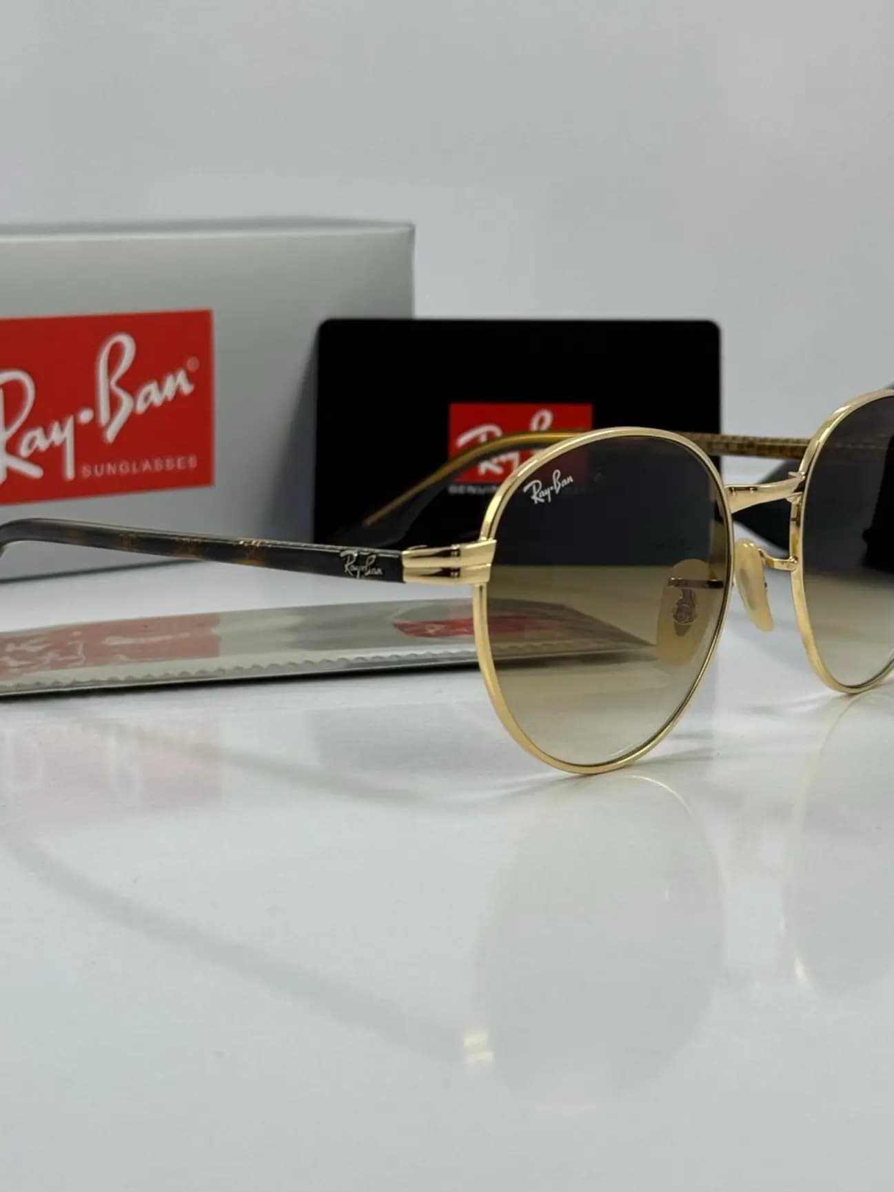 عینک ریبن طلاییrb-3691 — تصویر ۳