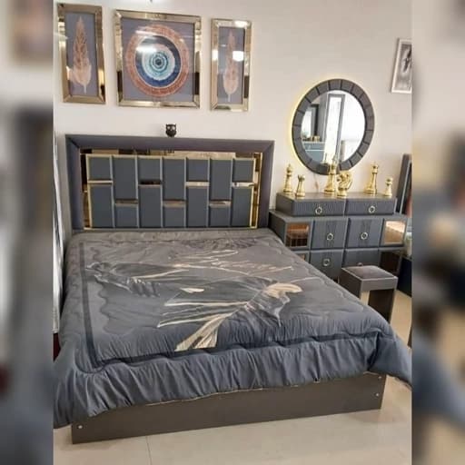تختخواب دو نفره مدل پارسا مبلمان فرنا مدل 1145369