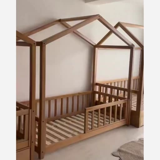 تخت کلبه ای کودک 2در90.ارسال بصورت پس کرایه مبلمان فرنا مدل 1145362